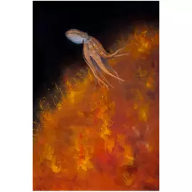 Авторская картина маслом "Пространственно-временной континуум"